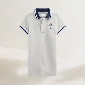 Polo Bear Cotton Mesh Polo Shortall